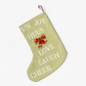 Freude am Weihnachtsfest - Strumpf Kleiner Weihnachtsstrumpf (Rückseite (Hängend))