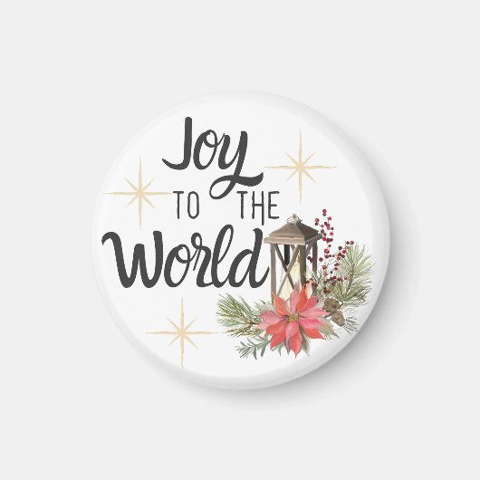 Freude am Weihnachtsmagnet der Welt Magnet (Vorne)