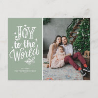 Freude am World Christmas Carol Sage Green Foto