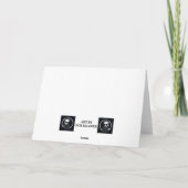 Freude am Wunder der Weihnachtszeit Karte (Rückseite)