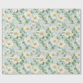 Freude an Daisy Meadow für helle Feiern Geschenkpapier (Flach)