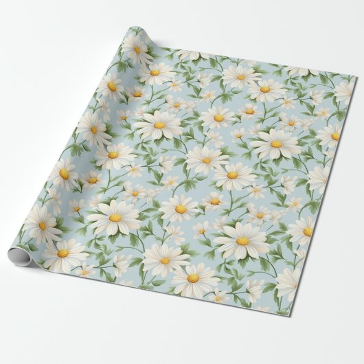 Freude an Daisy Meadow für helle Feiern Geschenkpapier (Ungerollt)