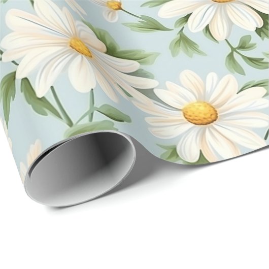 Freude an Daisy Meadow für helle Feiern Geschenkpapier (Rolleneckpunkt)