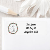 Freude an den Rücksendeadressen-Aufklebern der Wel (Insitu)