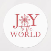 Freude an den weltweiten wasserdichten Aufklebern Etiketten (Design 2)