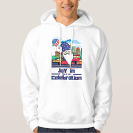 Freude an der 4. Juli-Feier Hoodie