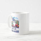 Freude an der 4. Juli-Feier Kaffeetasse (Vorderseite Links)