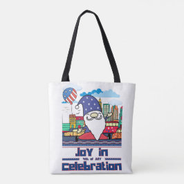 Freude an der 4. Juli-Feier Tasche