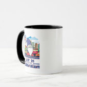 Freude an der 4. Juli-Feier Tasse (Vorderseite Links)
