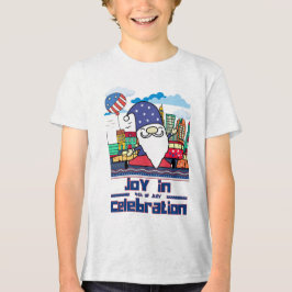 Freude an der 4. Juli-Feier Tri-Blend Shirt