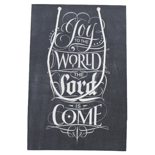 Freude an der Christlichen Kalligraphie des Weltkh Mittlere Geschenktüte (Rückseite)