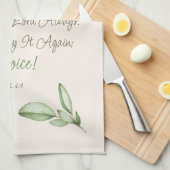 Freude an der Inspiration-Glaubensskriptur Geschirrtuch (Viertel Falte)