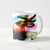 Freude an der Liebe Jumbo-Tasse (Vorderseite Rechts)