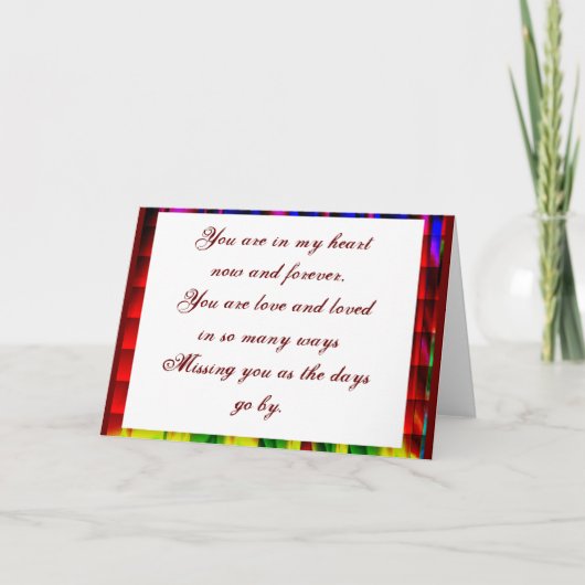 Freude an der Liebe_ Karte (Vorderseite)