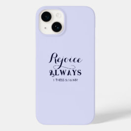 Freude an der Lord Bible Verse Christlich Blue Case-Mate iPhone 14 Hülle