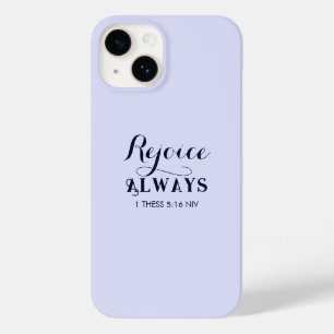 Freude an der Lord Bible Verse Christlich Blue Case-Mate iPhone 14 Hülle