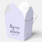 Freude an der Lord Bible Verse Christlich Blue Geschenkschachtel (Geöffnet)