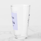 Freude an der Lord Bible Verse Christlich Blue Glas (Links)