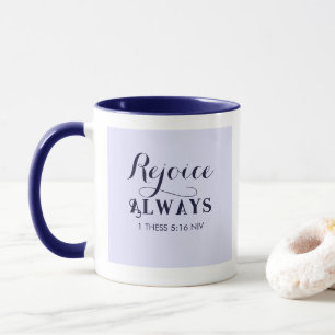 Freude an der Lord Bible Verse Christlich Blue Tasse