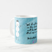 Freude an der Lord Snowman-Tasse Kaffeetasse (Vorderseite Links)