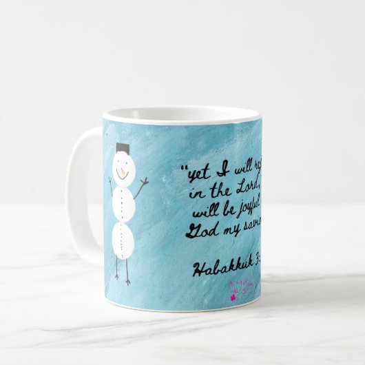 Freude an der Lord Snowman-Tasse Kaffeetasse (Vorderseite Links)