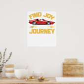 Freude an der Reise finden Poster (Küche)