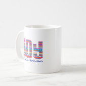 Freude an der Tasse des Weltkaffees (Vorderseite Links)