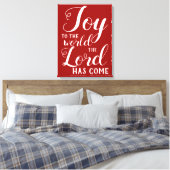 Freude an der Weihnachtsmauer-Dekoration Leinwanddruck (Insitu (Schlafzimmer))