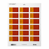 Freude an der Welt Adressaufkleber (Vorne)