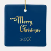 Freude an der Welt. Afroamerikanischer Engel Weihn Keramikornament (Rückseite)