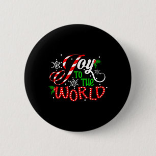 Freude an der Welt Candy Cane Weihnachten Pajamas Button