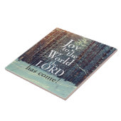 Freude an der Welt, der Herr ist gekommen, Winterw Fliese (Seite)