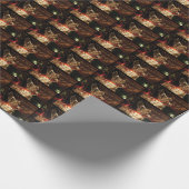 Freude an der Welt Engel mit Lichtern Geschenkpapier (Ecke)