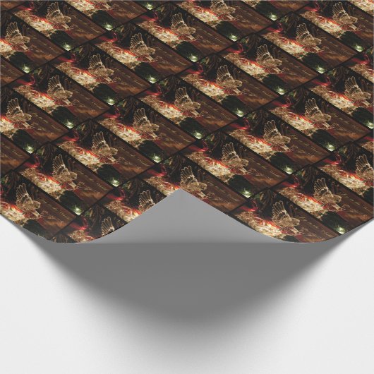 Freude an der Welt Engel mit Lichtern Geschenkpapier (Ecke)