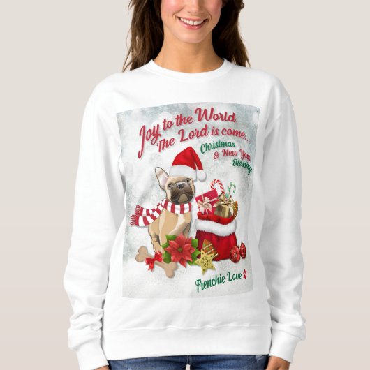 Freude an der Welt - Französische Liebe Sweatshirt (Vorderseite)