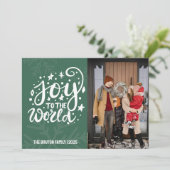 Freude an der Welt Grosses Foto Grünen Weihnachten (Stehend Vorderseite)