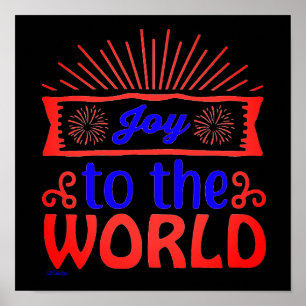 Freude an der Welt inspirierend und motivierend Poster