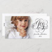 Freude an der Welt Kalligrafie Weihnachten individ (Vorne/Hinten)