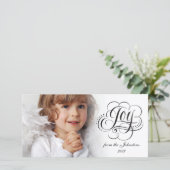 Freude an der Welt Kalligrafie Weihnachten individ (Stehend Vorderseite)