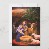 Freude an der Welt, Krippe, Weihnachtskarte (Vorderseite)