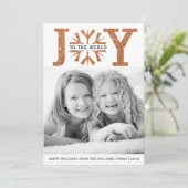 Freude an der Welt Kupferschneeflocke Weihnachten (Stehend Vorderseite)