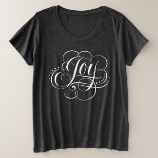 Freude an der Welt - Religiöse Weihnachtskalligrap Große Größe T-Shirt