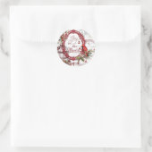 Freude an der Welt Runder Aufkleber (Tasche)