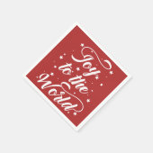 Freude an der Welt Weihnachten Serviette (Ecke)