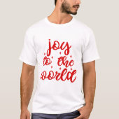 Freude an der Welt - Weihnachten T-Shirt (Vorderseite)