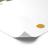 Freude an der Welt Weihnachts-Poster Wall Art Poster (Ecke)