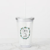 Freude an der Welt-Winter-Berries-Kalte-Cup Acryltrinkbecher (Vorderseite)