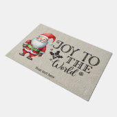 Freude an der Weltpforte Fußmatte (Schrägansicht)