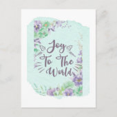 Freude an der Weltpostkarte Feiertagspostkarte (Vorderseite)