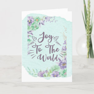 Freude an der World Blank Holiday Card Feiertagskarte